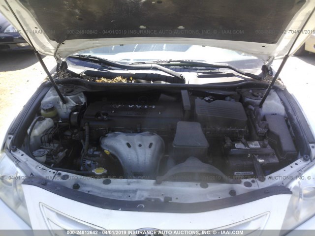 4T1BE46K47U650412 - 2007 TOYOTA CAMRY NEW GENERAT CE/LE/XLE/SE WHITE photo 10