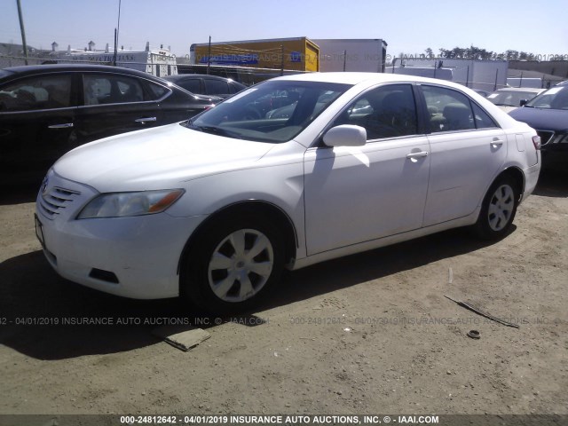 4T1BE46K47U650412 - 2007 TOYOTA CAMRY NEW GENERAT CE/LE/XLE/SE WHITE photo 2
