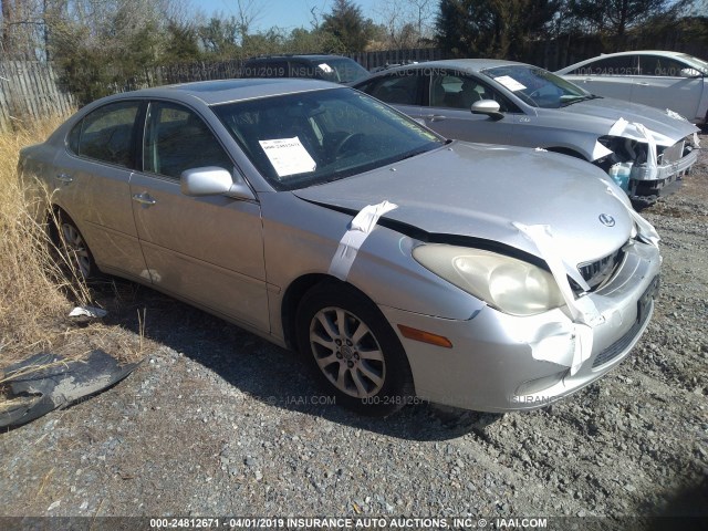 JTHBF30G630123276 - 2003 LEXUS ES 300 SILVER photo 1