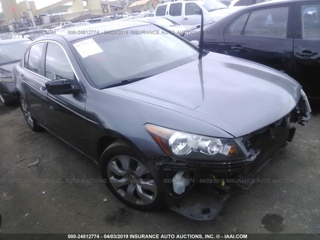 1HGCP26708A160587 - 2008 HONDA ACCORD EX GRAY photo 1