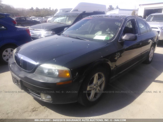 1LNHM87A82Y708260 - 2002 LINCOLN LS BLACK photo 2