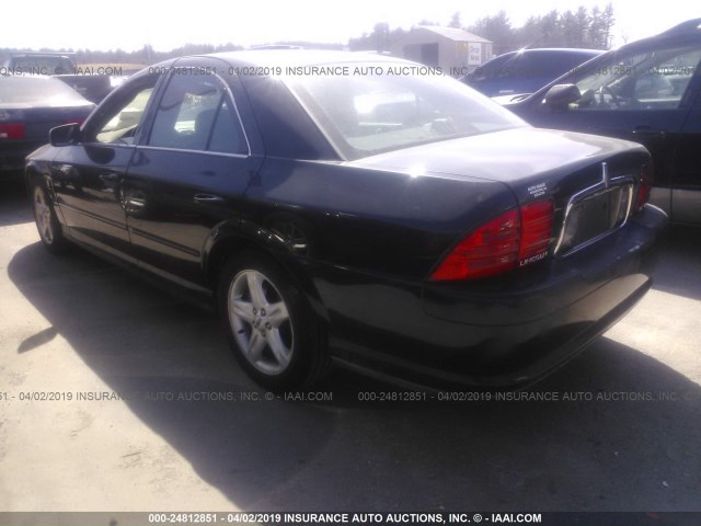 1LNHM87A82Y708260 - 2002 LINCOLN LS BLACK photo 3