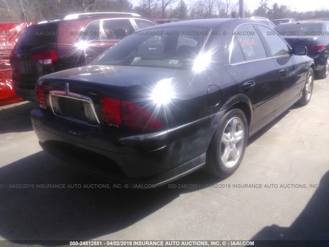 1LNHM87A82Y708260 - 2002 LINCOLN LS BLACK photo 4