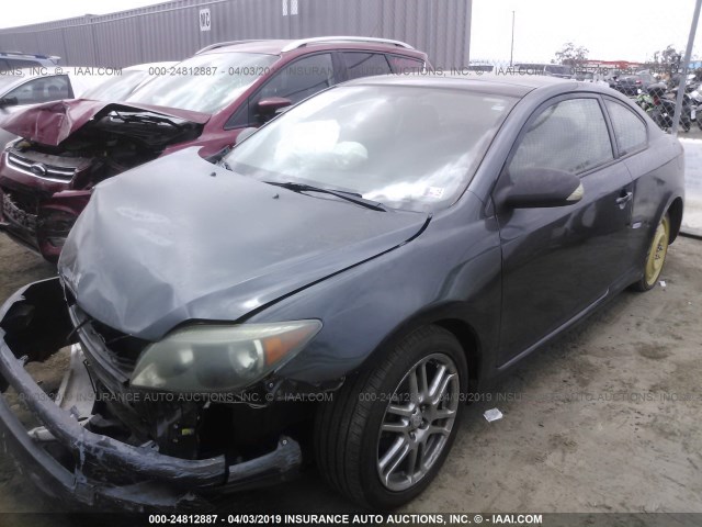 JTKDE167950019580 - 2005 TOYOTA SCION TC GRAY photo 2