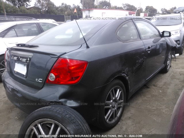 JTKDE167950019580 - 2005 TOYOTA SCION TC GRAY photo 4