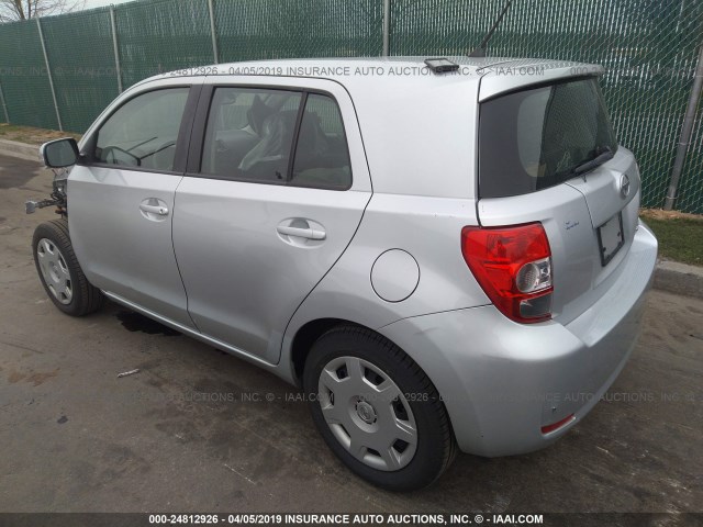 JTKKU4B44A1007333 - 2010 TOYOTA SCION XD SILVER photo 3