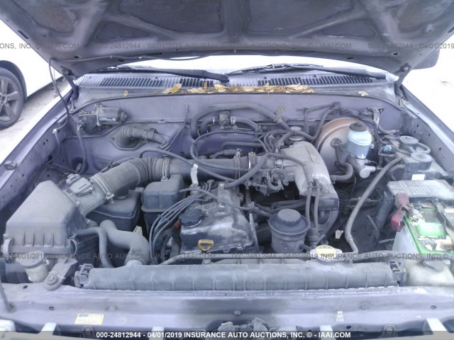 4TANL42N9WZ139928 - 1998 TOYOTA TACOMA GRAY photo 10