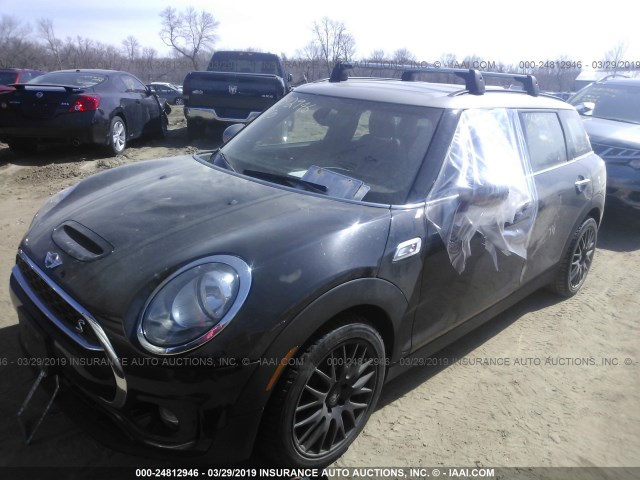 WMWLN9C59G2B31792 - 2016 MINI COOPER S CLUBMAN BLACK photo 2