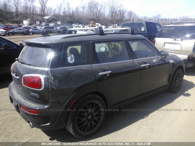 WMWLN9C59G2B31792 - 2016 MINI COOPER S CLUBMAN BLACK photo 4