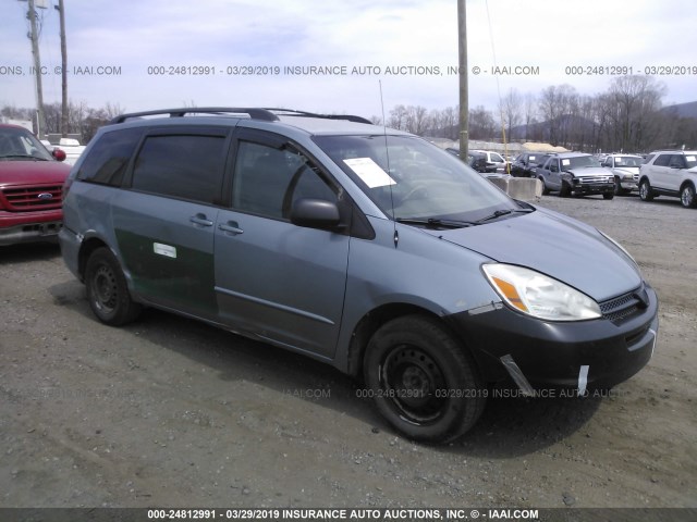 5TDZA23C44S152789 - 2004 TOYOTA SIENNA CE/LE BLUE photo 1