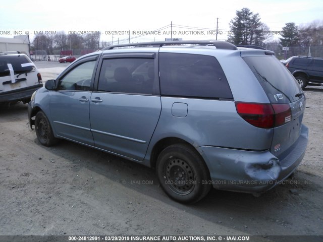 5TDZA23C44S152789 - 2004 TOYOTA SIENNA CE/LE BLUE photo 3