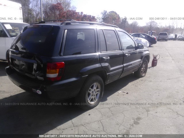 1J4GW48S64C175040 - 2004 JEEP GRAND CHEROKEE LAREDO/COLUMBIA/FREEDOM 黑色 照片 4