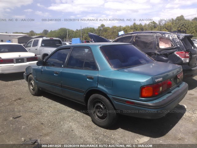 JM1BG2245P0575009 - 1993 MAZDA PROTEGE DX TEAL photo 3