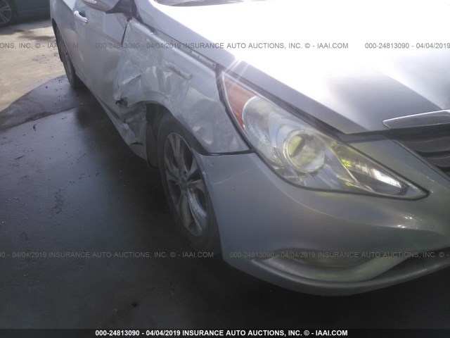 5NPEC4AC9BH126151 - 2011 HYUNDAI SONATA SE/LIMITED GRAY photo 6