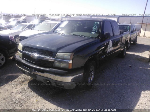 1GCEC19X84Z340534 - 2004 CHEVROLET SILVERADO C1500 GRAY photo 2