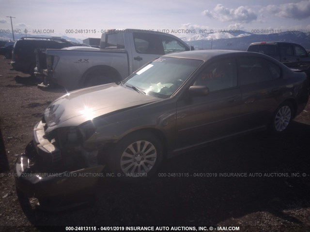 4S3BL616897218391 - 2009 SUBARU LEGACY 2.5I TAN photo 2