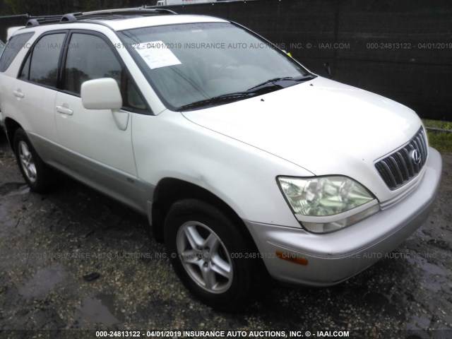 JTJGF10U710111794 - 2001 LEXUS RX 300 WHITE photo 1