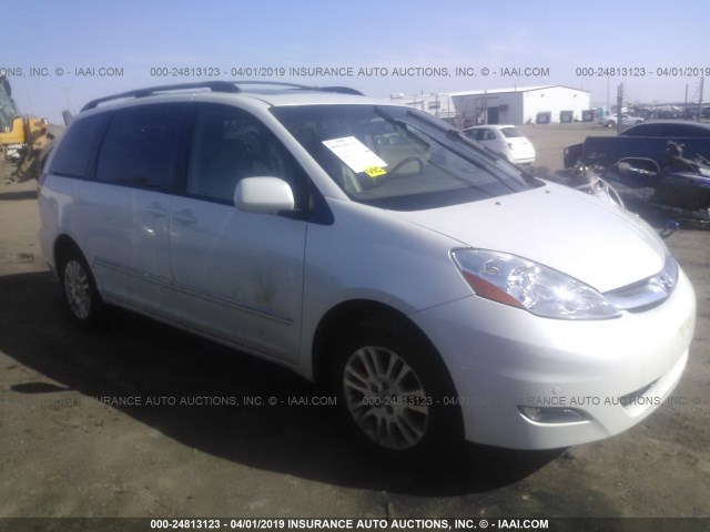 5TDBK22C48S009394 - 2008 TOYOTA SIENNA XLE/XLE LIMITED WHITE photo 1