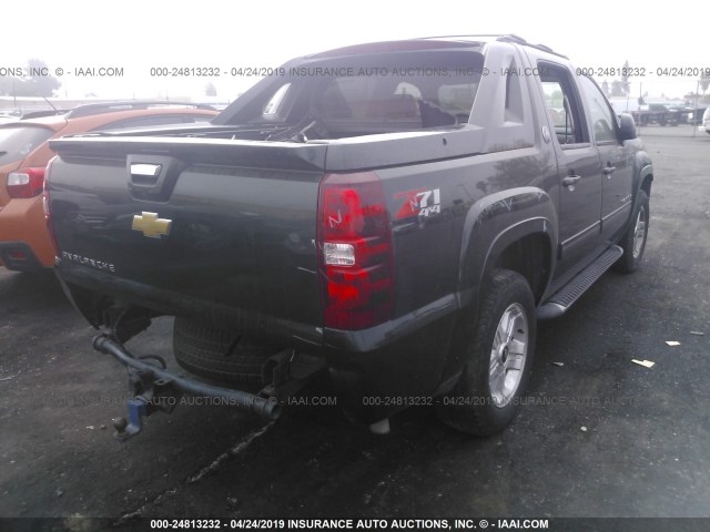 3GNTKFE79DG232900 - 2013 CHEVROLET AVALANCHE LT GREEN photo 4