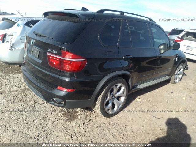 5UXZW0C57CL663547 - 2012 BMW X5 XDRIVE35D BLACK photo 4