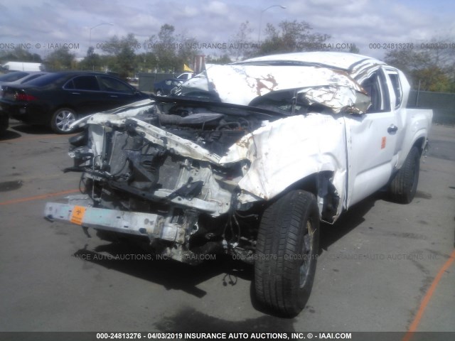 5TFRX5GN8GX068002 - 2016 TOYOTA TACOMA ACCESS CAB/SR/SR5 WHITE photo 2