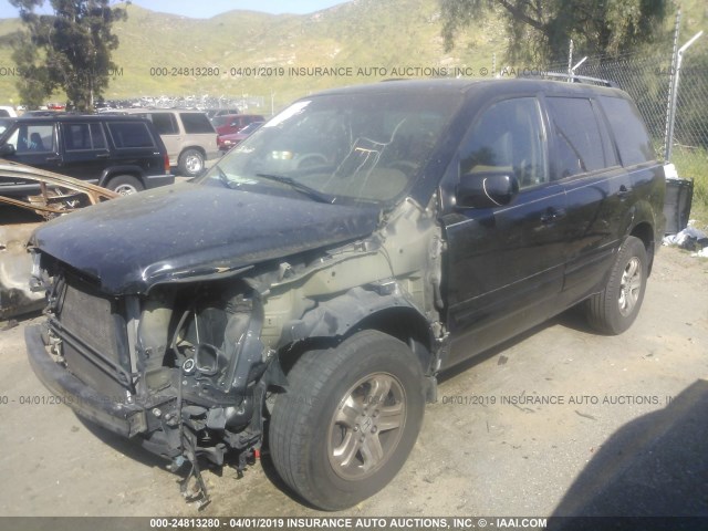 5FNYF28298B011806 - 2008 HONDA PILOT VP BLACK photo 2