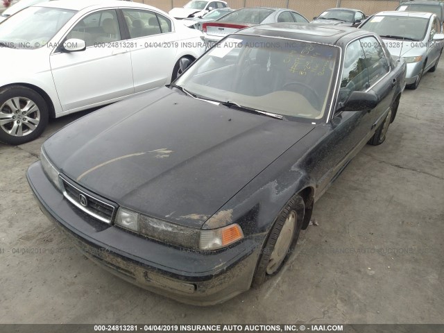 JH4CC2666PC005321 - 1993 ACURA VIGOR GS BLACK photo 2
