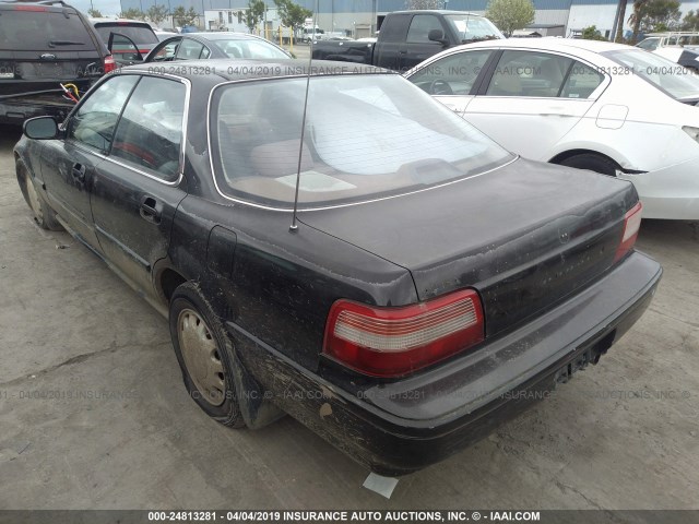 JH4CC2666PC005321 - 1993 ACURA VIGOR GS BLACK photo 3