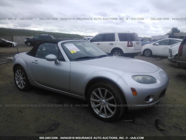 JM1NC25F460102223 - 2006 MAZDA MX-5 MIATA SILVER photo 1