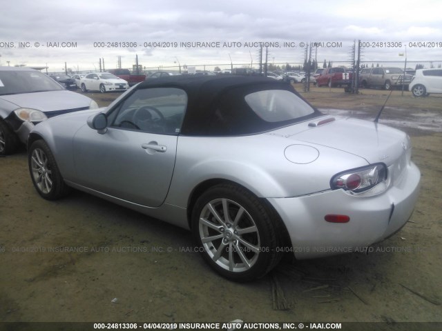 JM1NC25F460102223 - 2006 MAZDA MX-5 MIATA SILVER photo 3