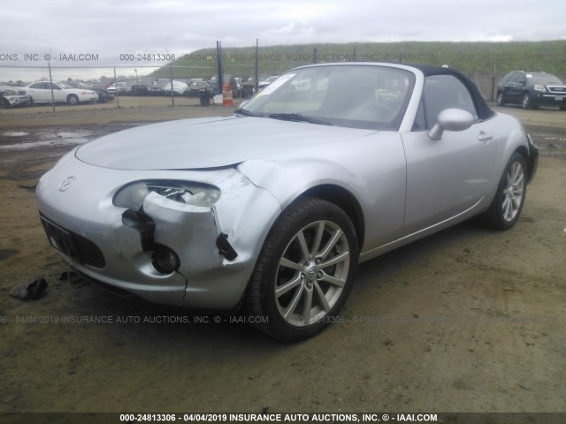 JM1NC25F460102223 - 2006 MAZDA MX-5 MIATA SILVER photo 6