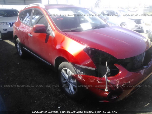 JN8AS5MV9CW352615 - 2012 NISSAN ROGUE S/SV RED photo 6