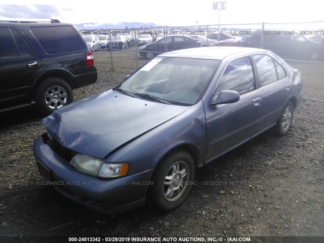 3N1AB41D1XL112538 - 1999 NISSAN SENTRA XE/GXE BLUE photo 2