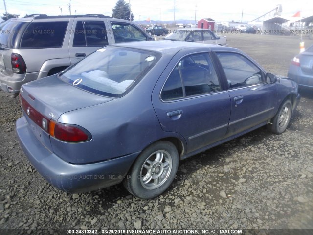 3N1AB41D1XL112538 - 1999 NISSAN SENTRA XE/GXE BLUE photo 4