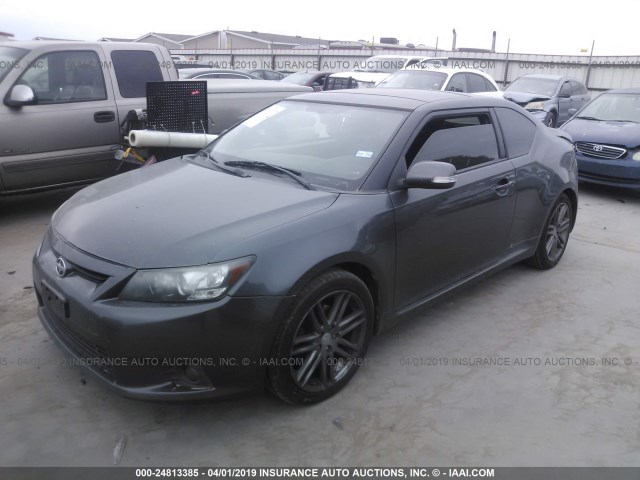 JTKJF5C75D3062970 - 2013 TOYOTA SCION TC GRAY photo 2
