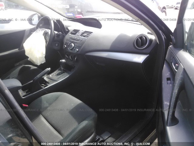 JM1BL1V77C1563198 - 2012 MAZDA 3 I BLACK photo 5