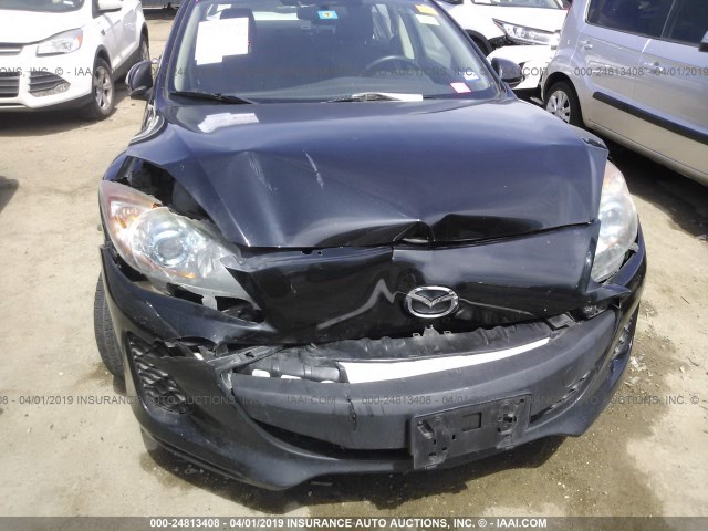 JM1BL1V77C1563198 - 2012 MAZDA 3 I BLACK photo 6