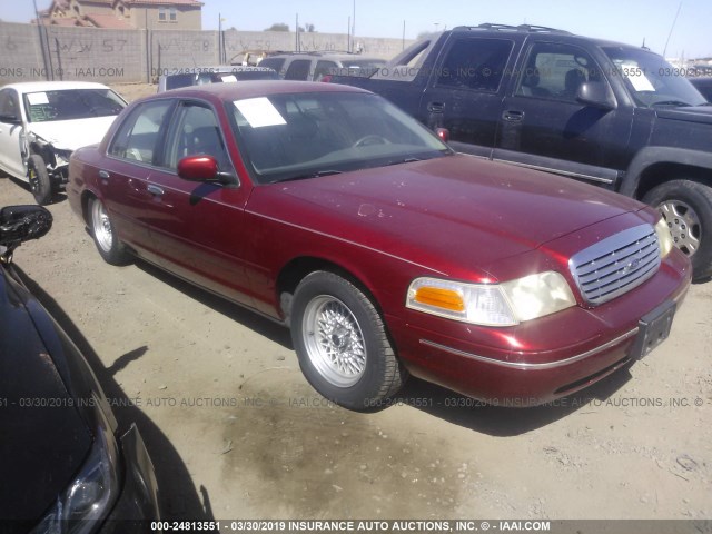 2FAFP74W2XX185425 - 1999 FORD CROWN VICTORIA LX RED photo 1