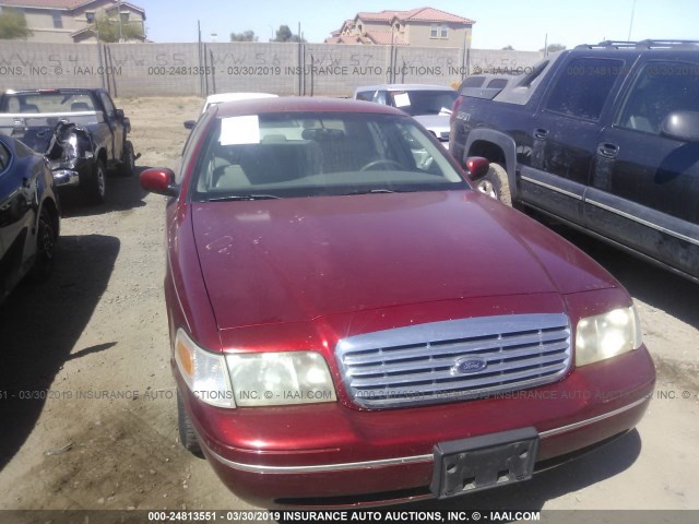 2FAFP74W2XX185425 - 1999 FORD CROWN VICTORIA LX RED photo 6