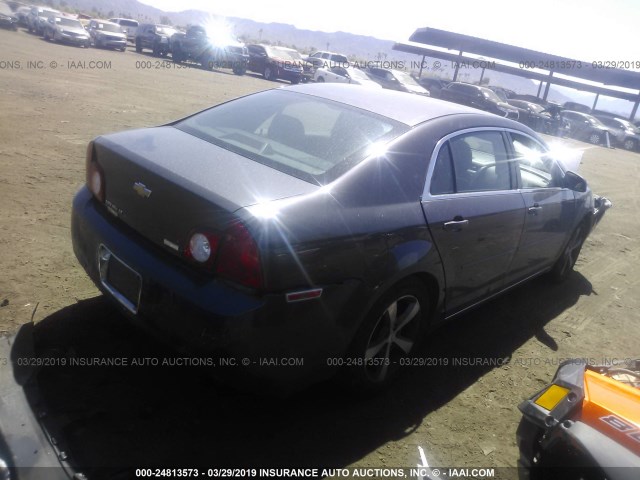 1G1ZC5EU9BF222844 - 2011 CHEVROLET MALIBU 1LT 灰色 照片 4