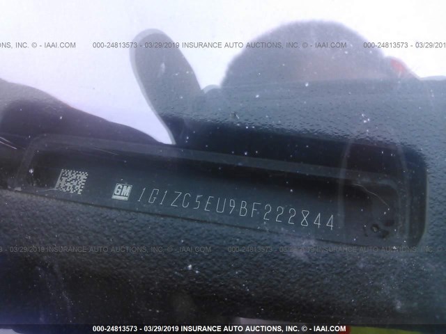 1G1ZC5EU9BF222844 - 2011 CHEVROLET MALIBU 1LT 灰色 照片 9