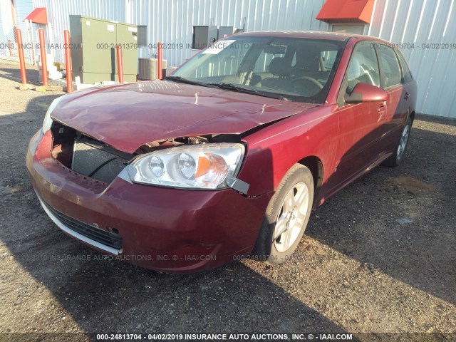 1G1ZT68N57F240761 - 2007 CHEVROLET MALIBU MAXX LT BURGUNDY photo 2