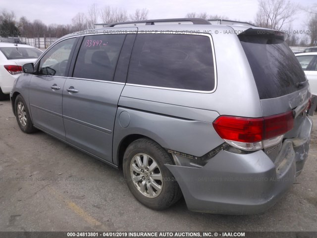 5FNRL3H70AB064110 - 2010 HONDA ODYSSEY EXL SILVER photo 3