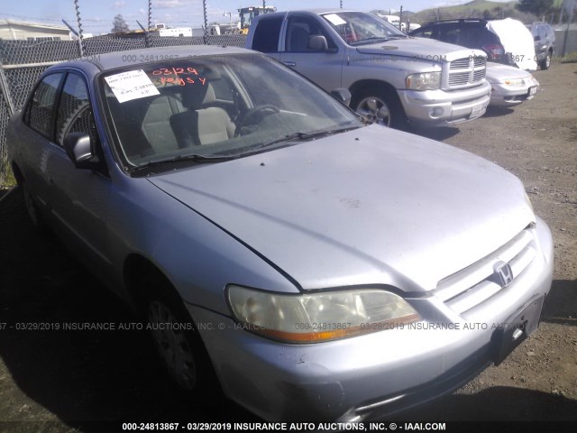 1HGCF86601A043630 - 2001 HONDA ACCORD VALUE SILVER photo 1