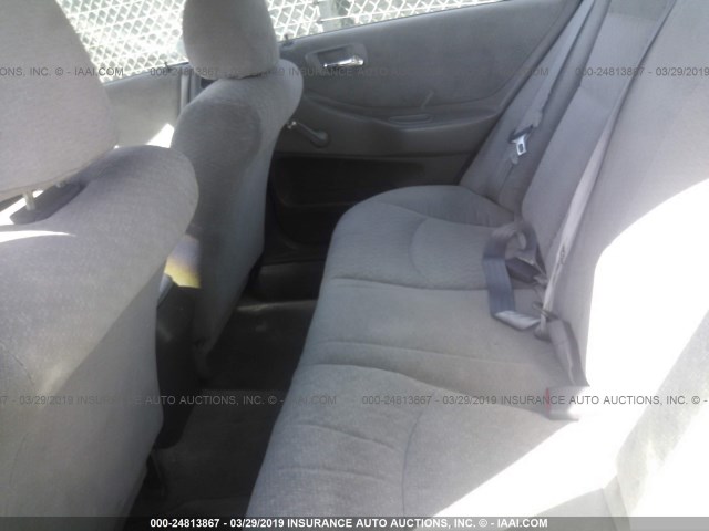 1HGCF86601A043630 - 2001 HONDA ACCORD VALUE SILVER photo 8