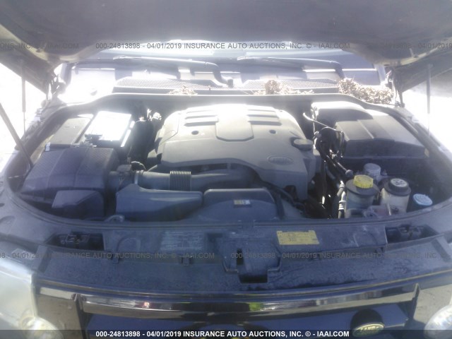 SALAD24416A394542 - 2006 LAND ROVER LR3 SE BLACK photo 10