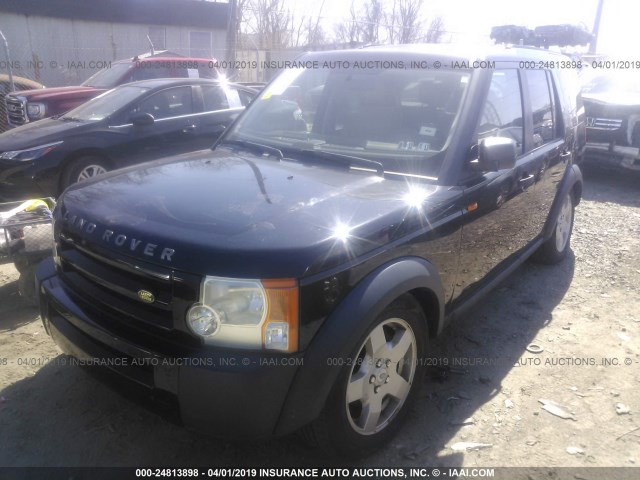 SALAD24416A394542 - 2006 LAND ROVER LR3 SE BLACK photo 2