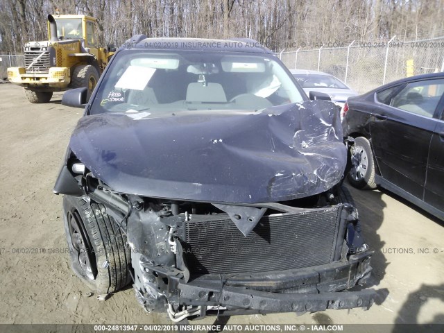 1GNKRFED2EJ137057 - 2014 CHEVROLET TRAVERSE LS GRAY photo 6