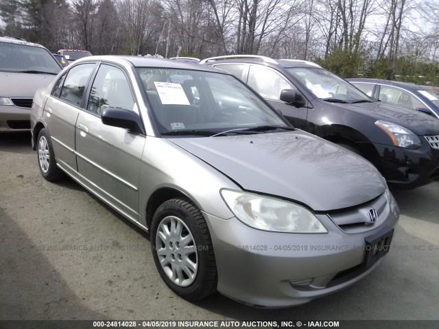 2HGES16594H520614 - 2004 HONDA CIVIC LX 棕色 照片 1