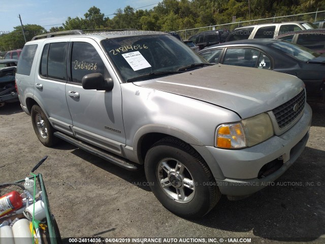 1FMZU63E62UB89444 - 2002 FORD EXPLORER XLT SILVER photo 1